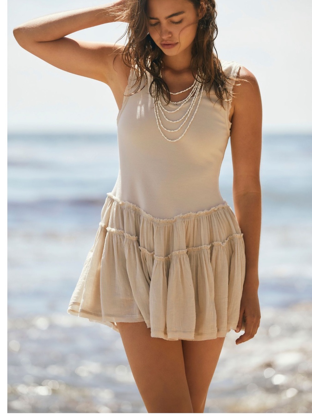 Free people Izi Drop-Waist Mini Dress